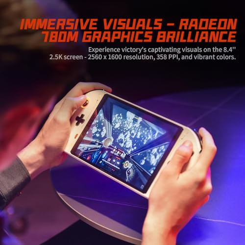 ONE XPLAYER 2 Pro Handheld Console PC with AMD Ryzen 8840U 32GB RAM 1TB SSD, 3-in-1 Gaming Handheld with 2K 8.4