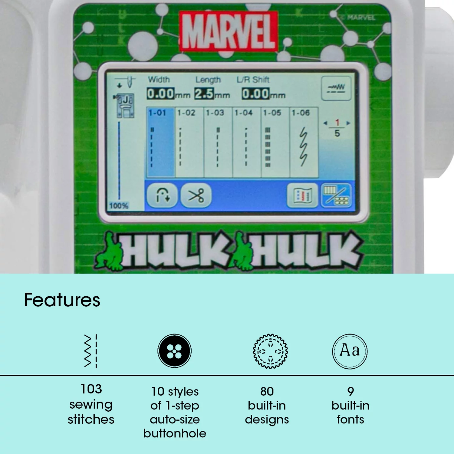 Sewing Starter Kit - Brother LB5000M Computerized Sewing & Embroidery Machine + 26 Gutermann Sewing Thread 100m Spools