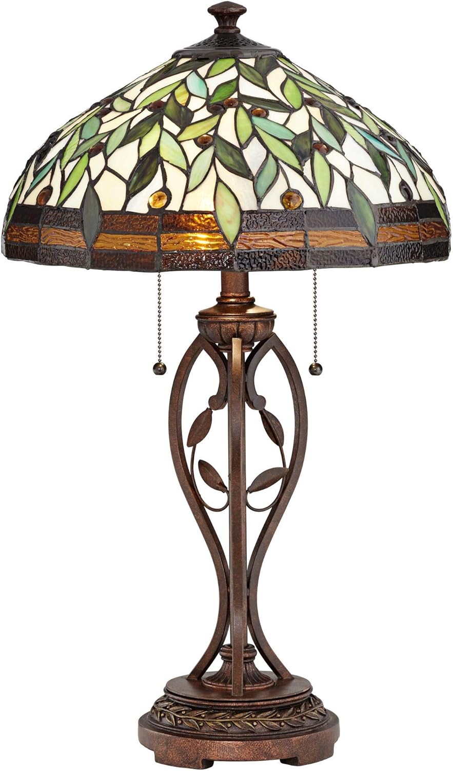Robert Louis Tiffany Traditional Tiffany Style Table Lamp 26