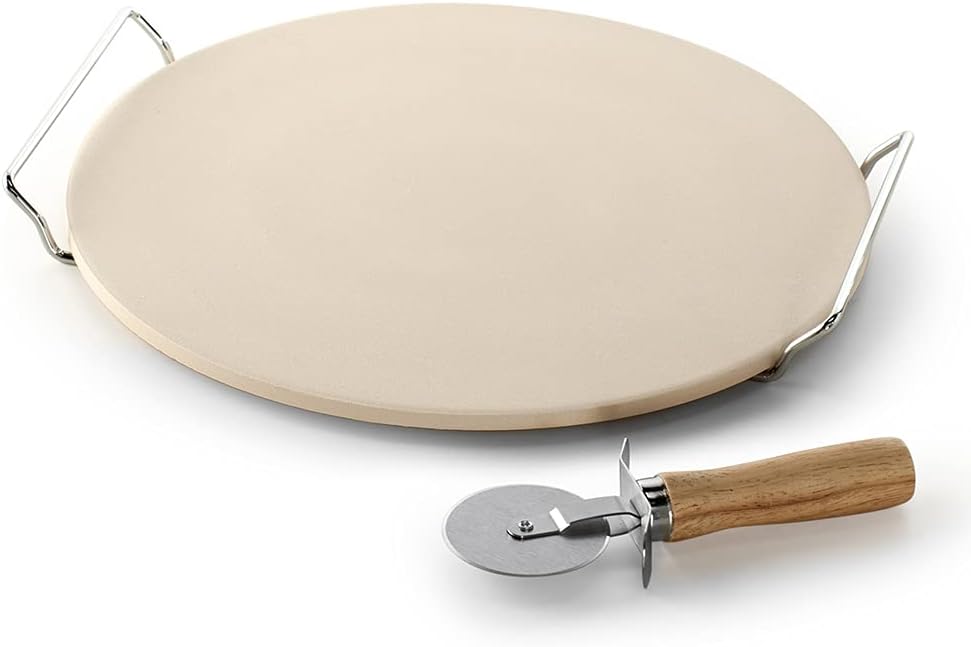 Nordic Ware, Tan Pizza Stone Set, 13 inch diameter