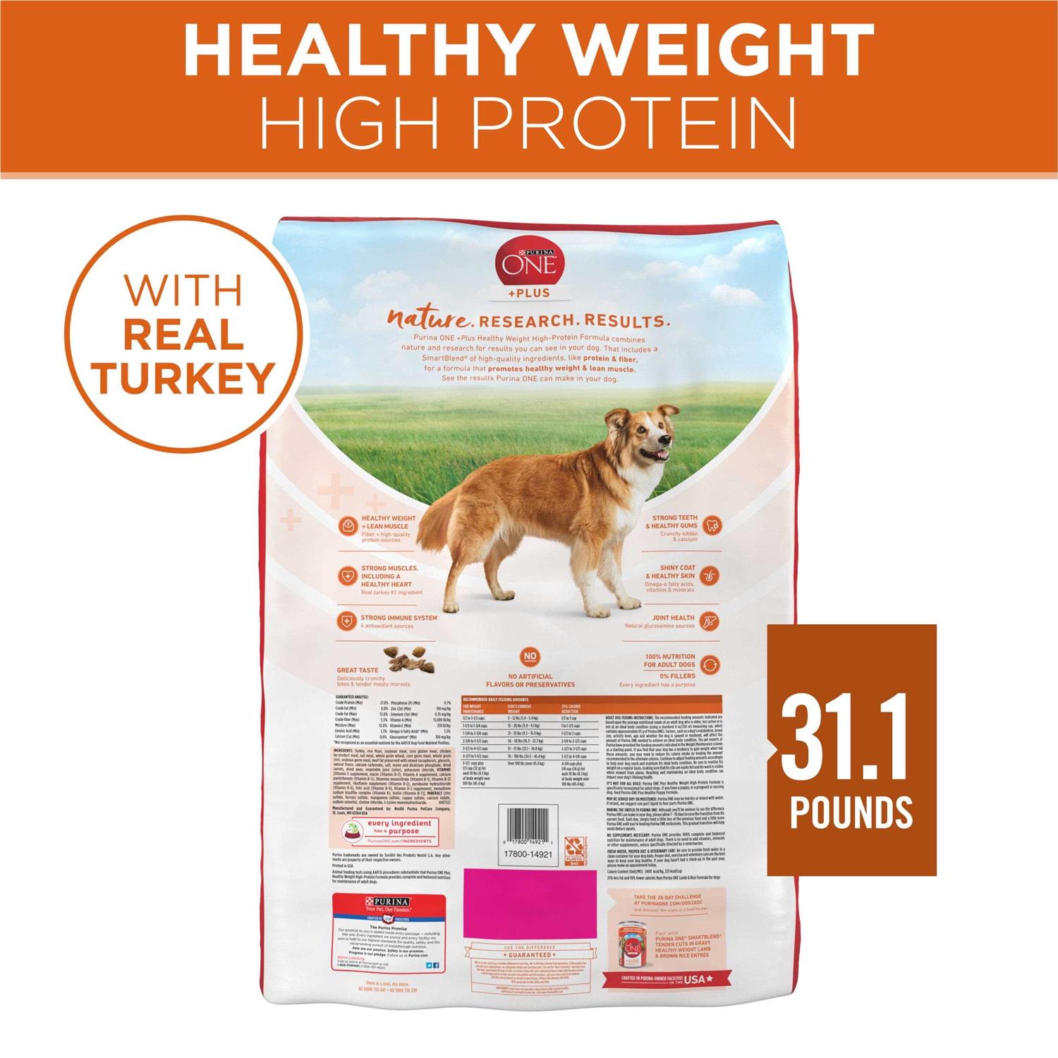 Purina ONE Healthy Weight Dog Food Dry Formula - Pet Supplies online store