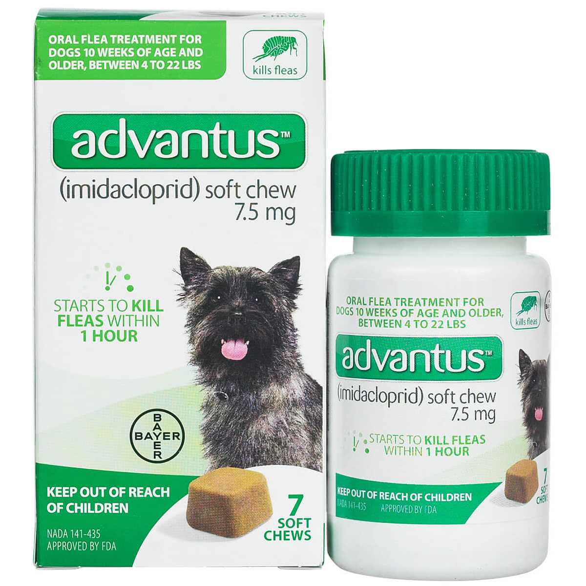 Advantus Oral Flea Treatment Soft Chews for Dogs - Pet Supplies online store