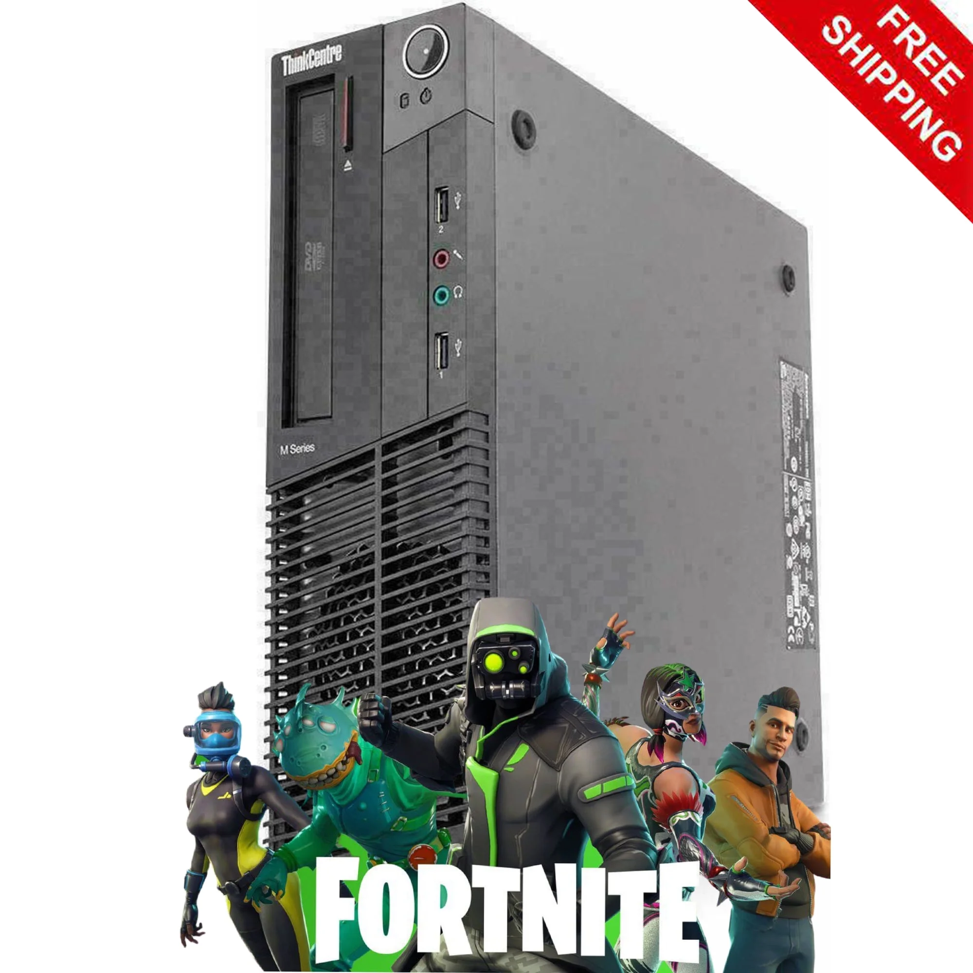 Lenovo Gaming PC Win 11 500GB Intel i5 8GB For FORTNITE Gaming Desktop PC