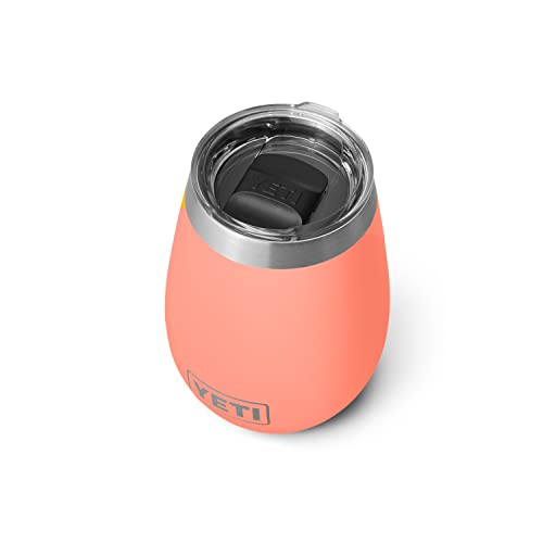 YETI Rambler 10 oz Wine Tumbler, Vacuum Insulated, Stainless Steel with MagSlider Lid, Navy