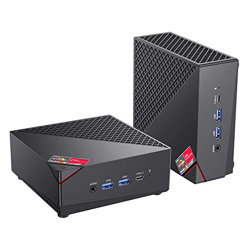 ACEMAGICIAN Mini Gaming PC AMD Ryzen™ 7 5800U 16GB DDR4 RAM, 512GB SSD, Wind 11 Pro 8 Cores/16 Threads Mini Computers (up to 4.4Ghz) 4K Triple Display Mini Desktop Bluetooth/WiFi 6/Office