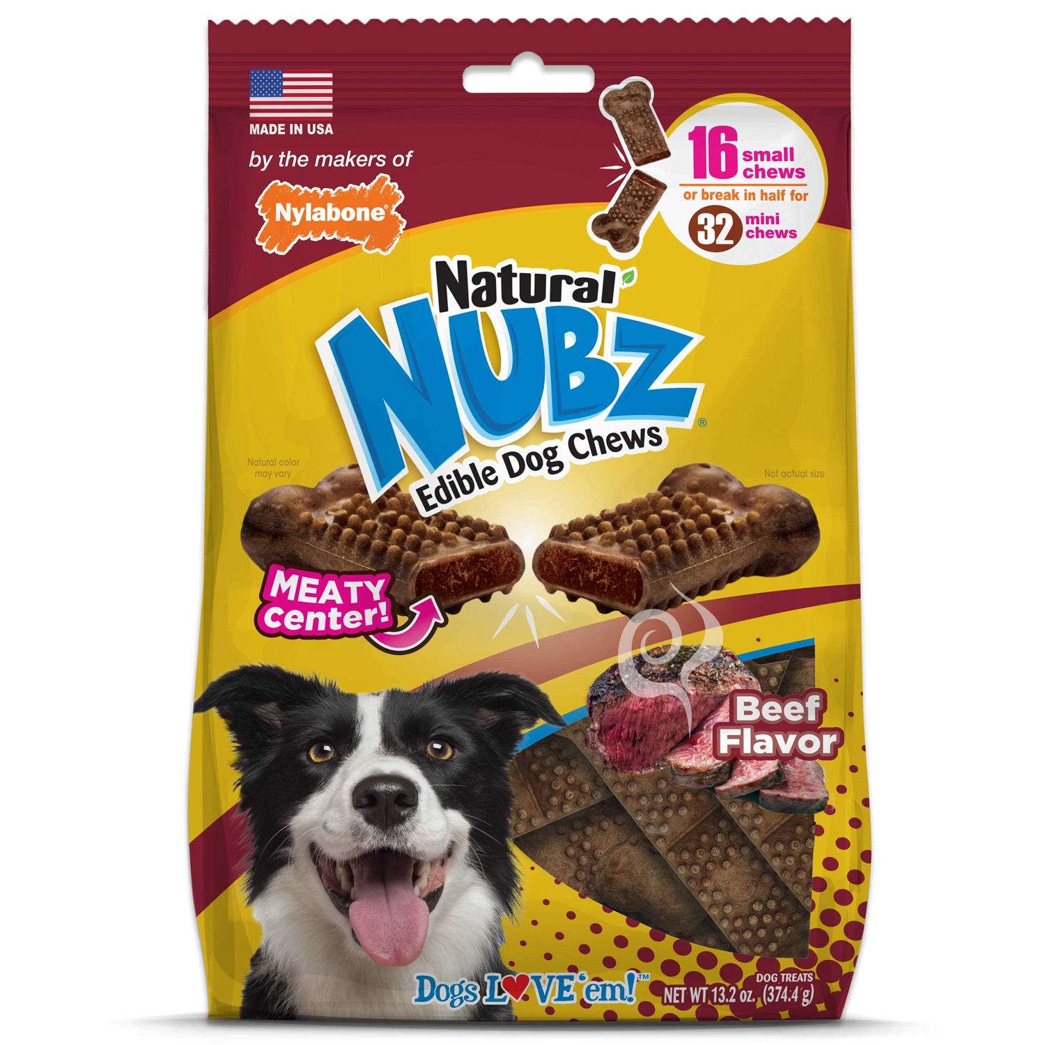Nylabone Natural Nubz Edible Dog Chews - Pet Supplies online store