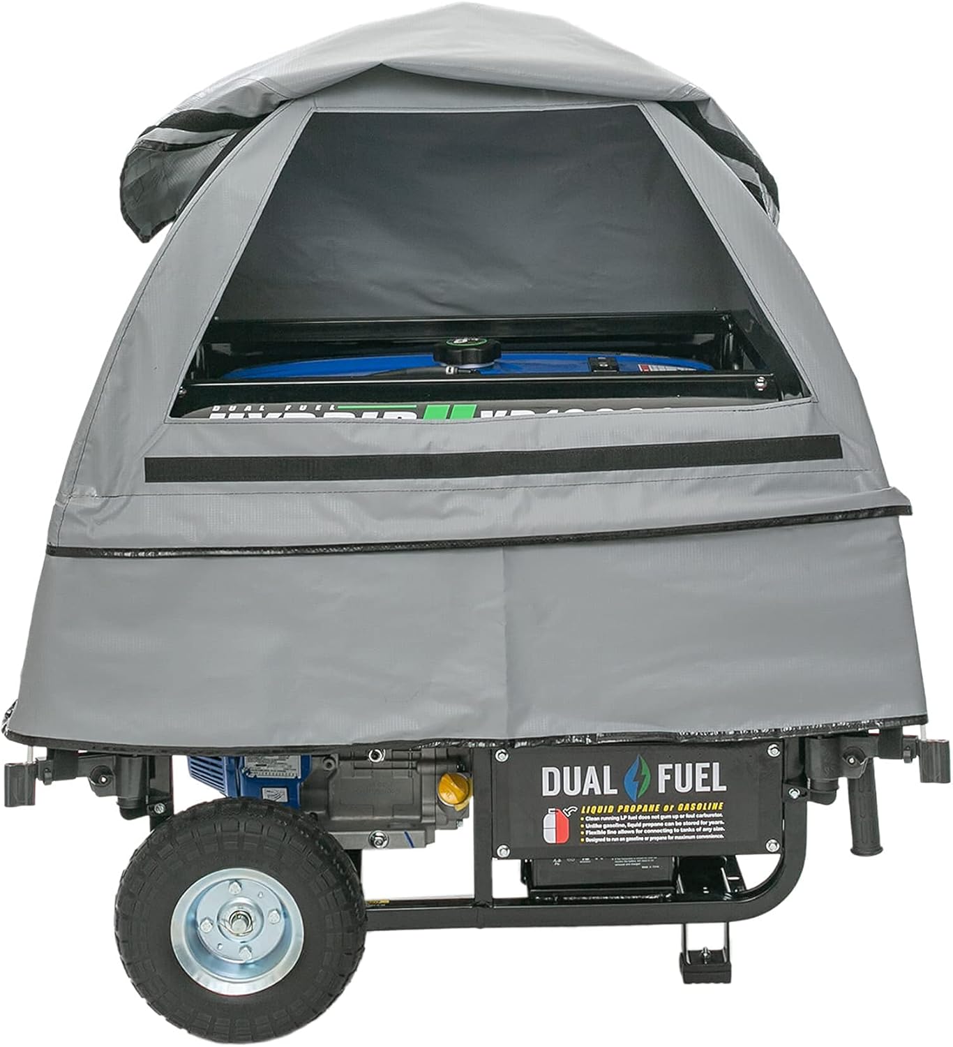 GenTent Generator Running Cover - Universal Kit (Standard, Grey) - for Open Frame Generators