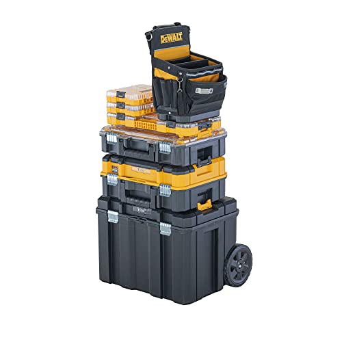 DEWALT Tool Bag, Easy Access Small Tool Pouch with Hard Bottom and Carrying Strap (DWST17624)