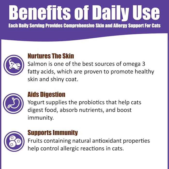 Whole Life Pet Nature's Remedy Skin & Allergy Support Whole Food Cat Supplement - Pet Supplies online store