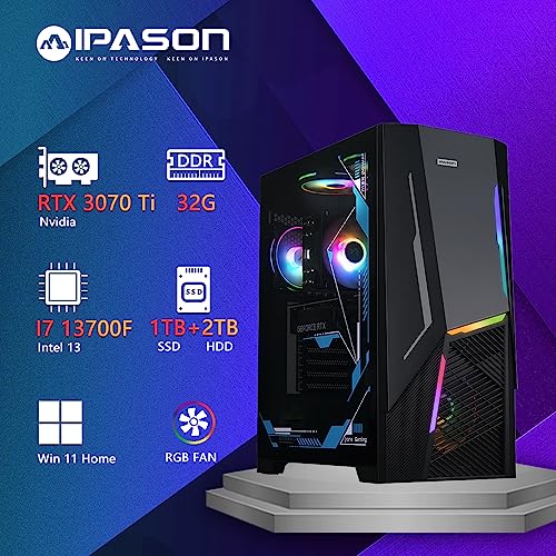 Gaming PC Desktop – Intel Core i5 12400F 2.5 GHz, NVIDIA RTX 3060, 1TB NVME SSD, 16GB DDR4 RAM 3200, 650W PSU, Bluetooth, Wi-Fi 6, Windows 11 Home 64-bit