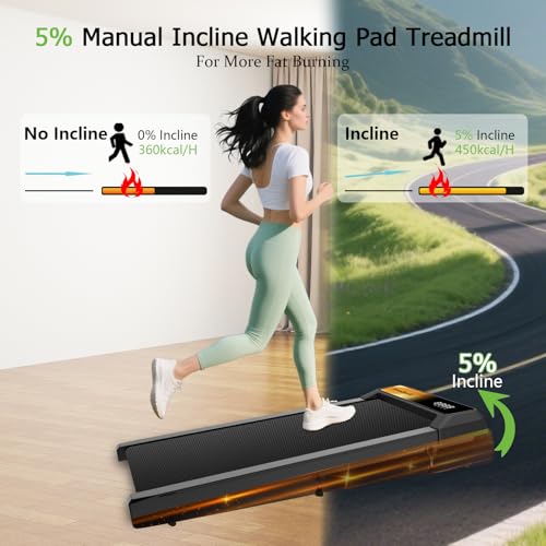 Walking Pad Treadmill is Perfect for Your Home or Office Compact Design, Portable & Remote Control and App Data Link