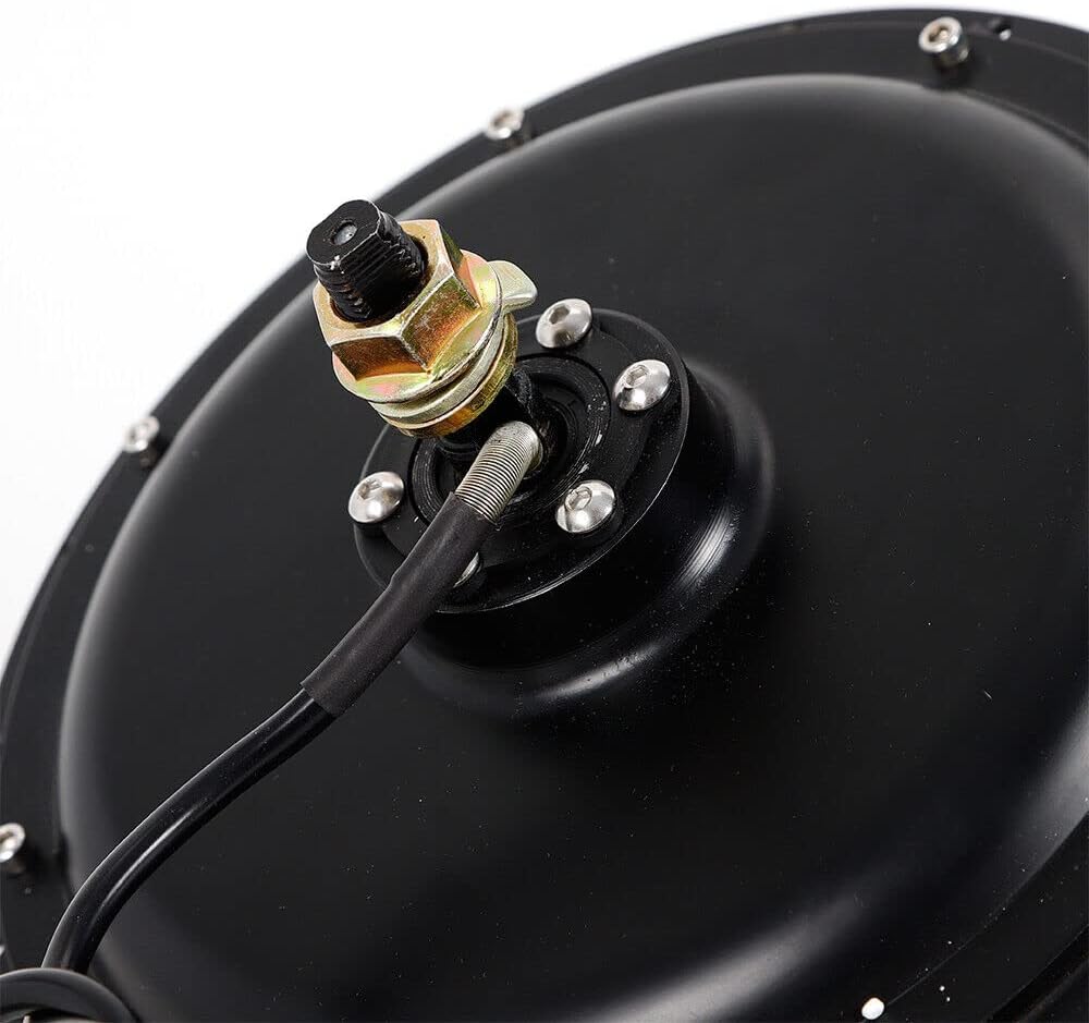 Electric Bike Conversion Kit, 1500W 48V E-Bike Brushless Gearless Threaded Hub Motor Rear Wheel Motor & Parts, for 20-28