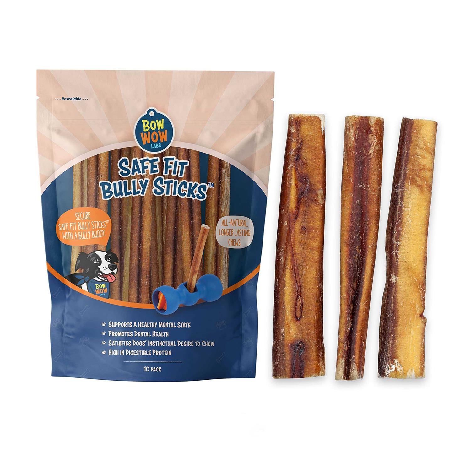 Bow Wow Labs Safe Fit Bully Sticks - Pet Supplies online store