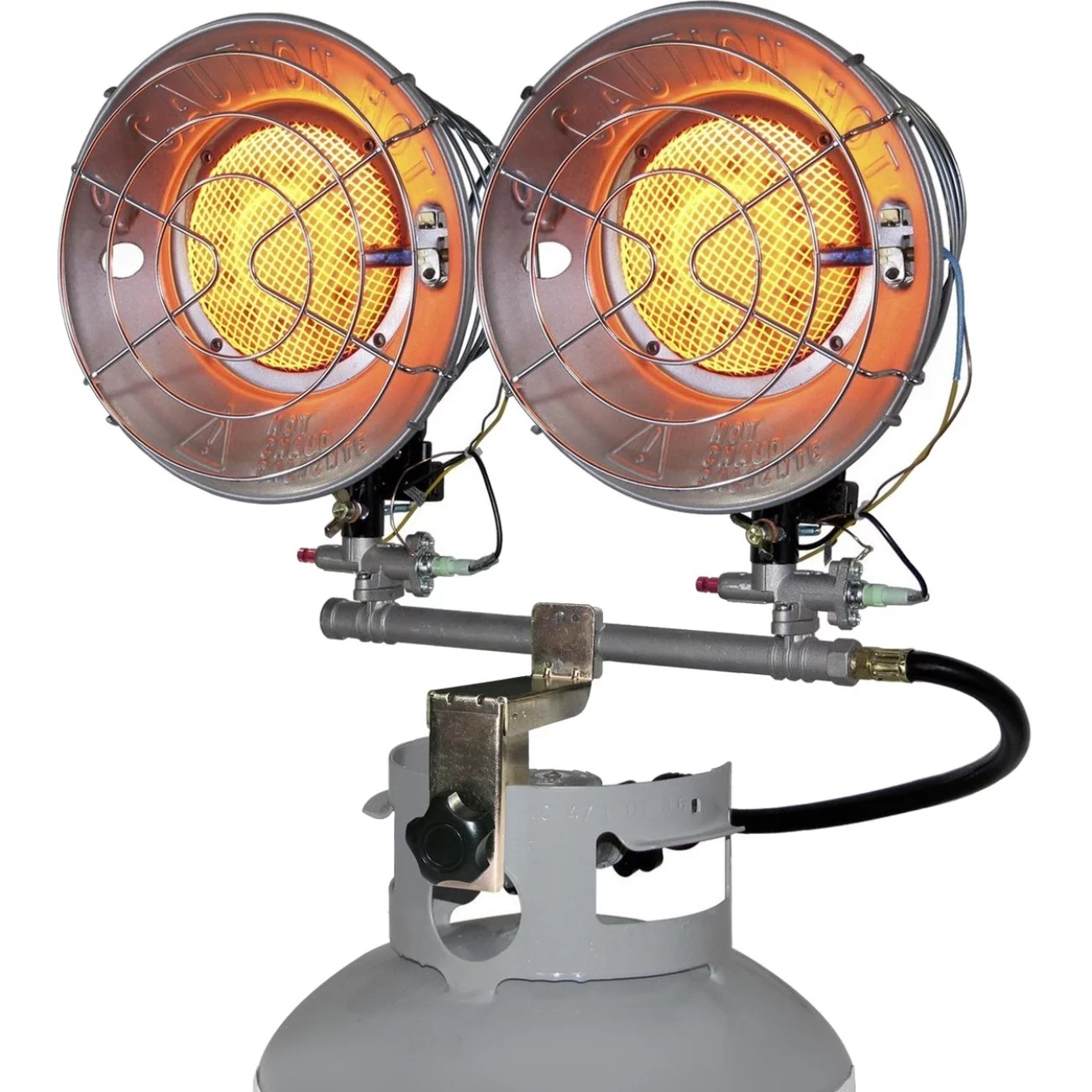 Dura Heat TT-30CSA Double Burner Outdoor Propane Tank Top Radiant Heater