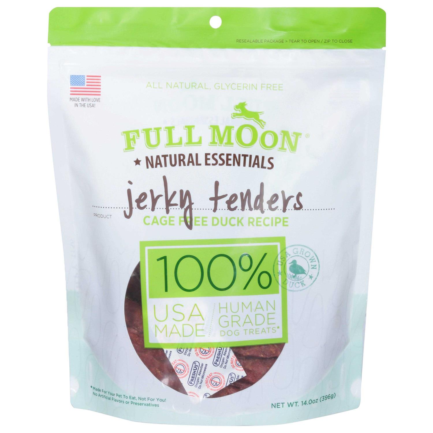 Full Moon Essentials Duck Jerky Tenders Dog Treats - Pet Supplies online store