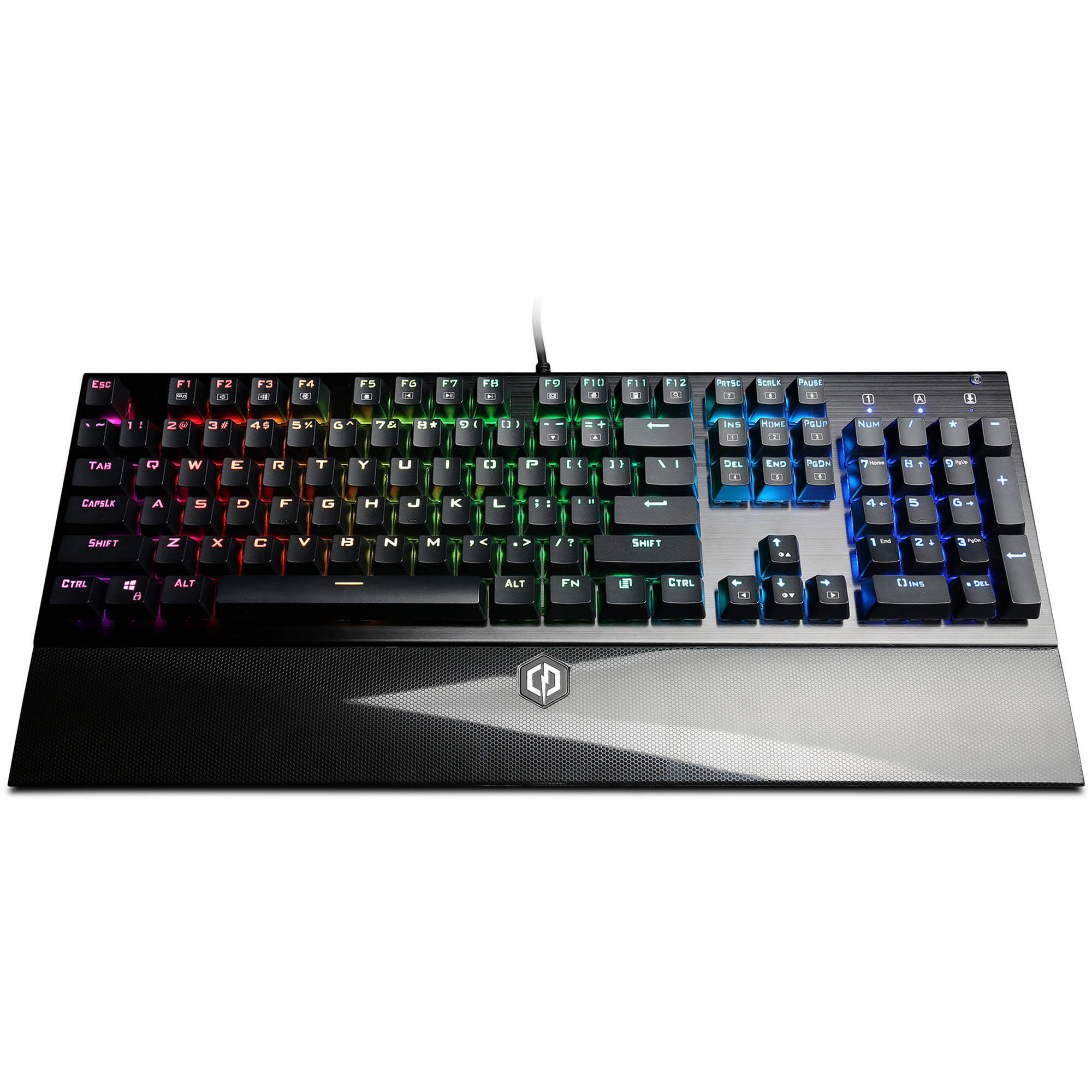 Cyberpowerpc Cpsk304 Skorpion K2 RGB Gaming Keyboard with Kontact Black Mechanical Switches