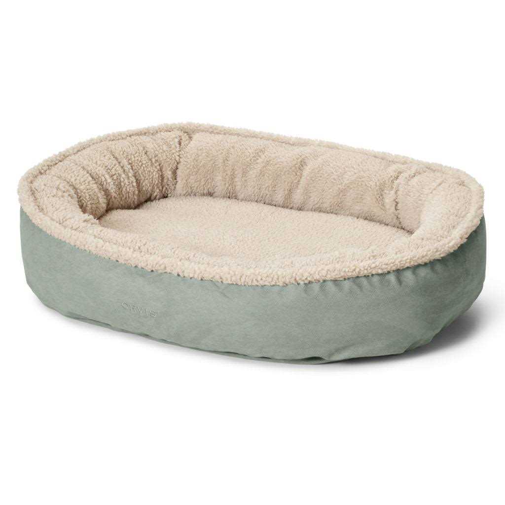 Orvis ComfortFill-Eco Wraparound Dog Bed with Fleece - Pet Supplies online store