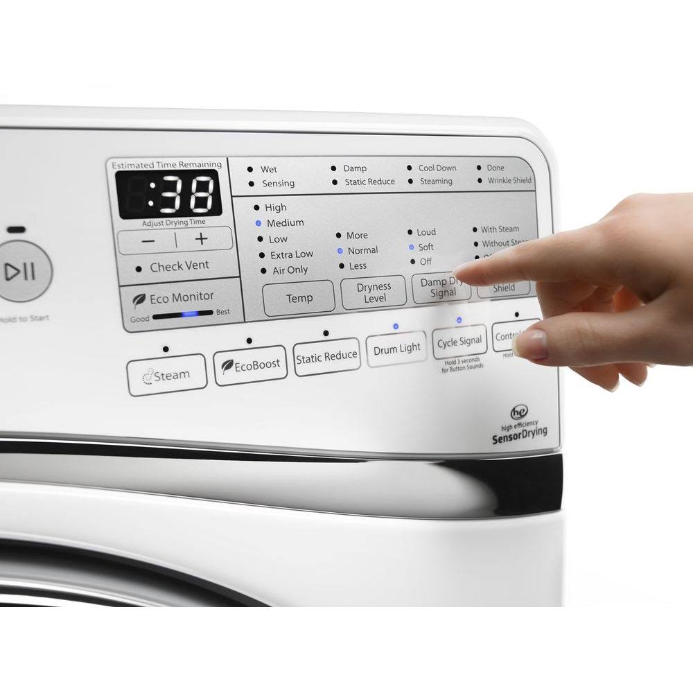 Whirlpool Duet WGD95HEDW Front-Loading Gas Dryer - White