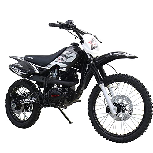 X-PRO Hawk 150cc 5-Speed Manual Transmission Dirt Bike with Kick Start! Big 19