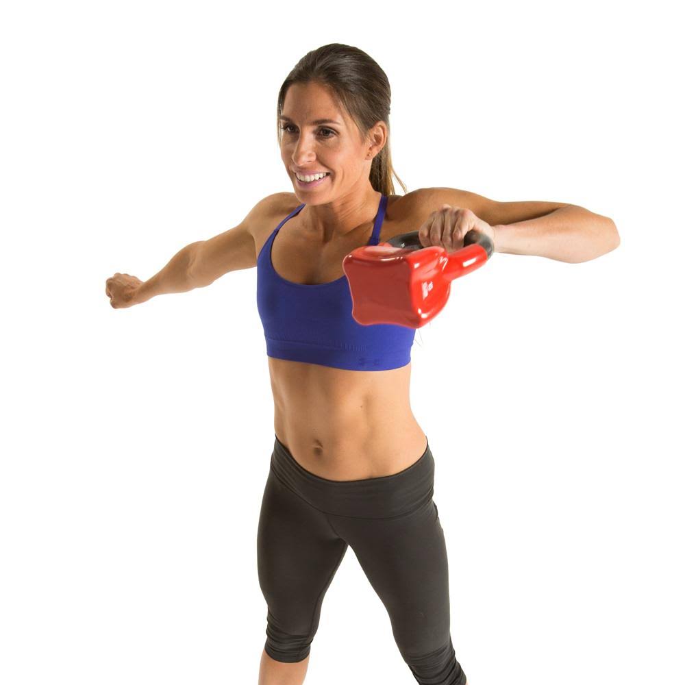 GoFit 35lb Contour Kettlebell