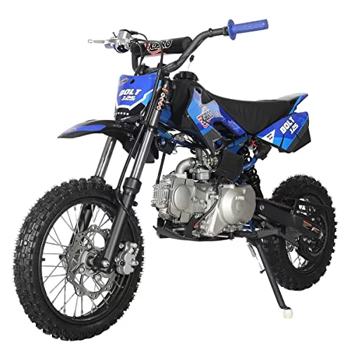 X-Pro Brand New Bolt 125cc Gas Pit Dirt Bike, Automatic Transmission E-Start 14