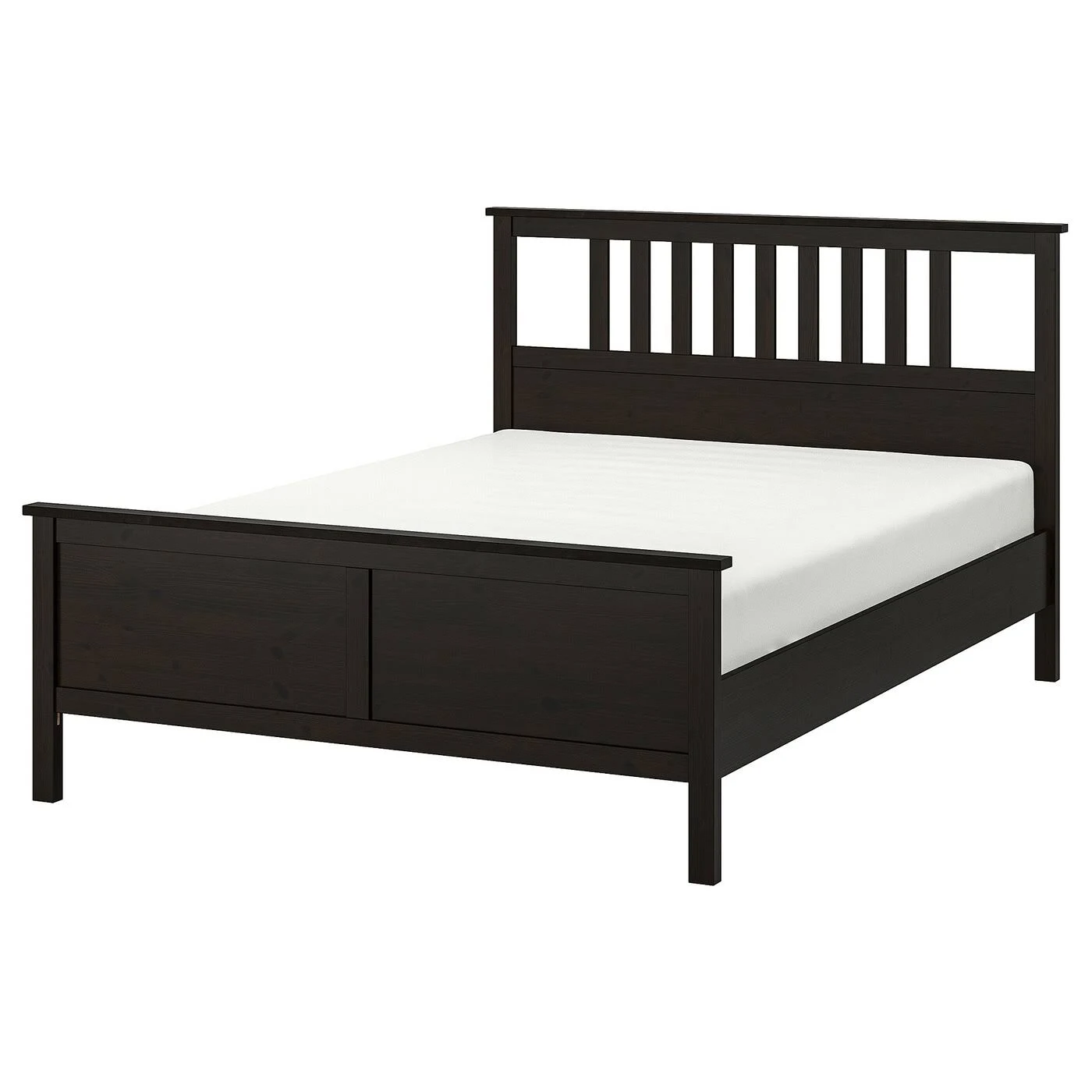 IKEA - HEMNES Bed Frame, black-brown, King