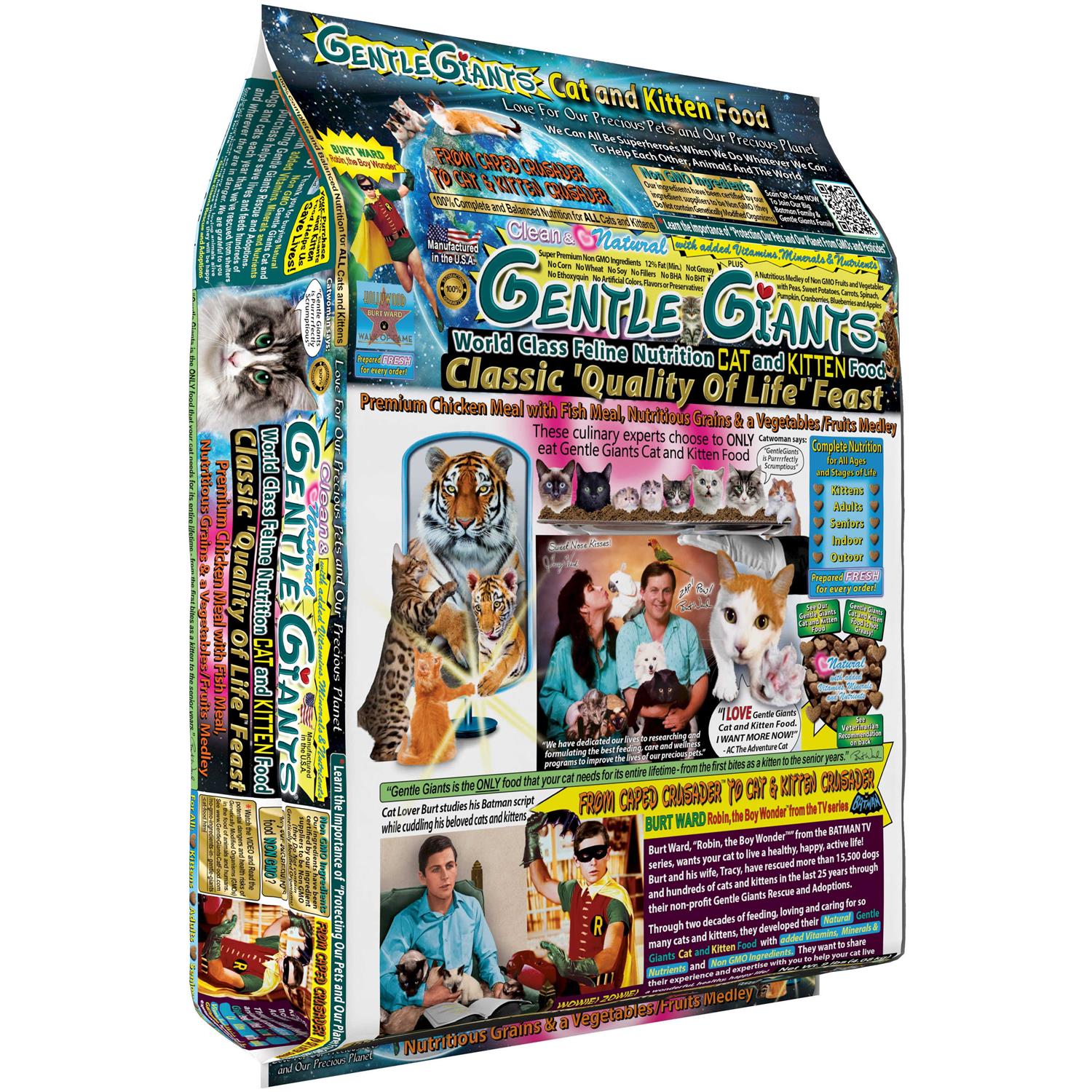 Gentle Giants Chicken & Fish Dry Cat Food - Pet Supplies online store