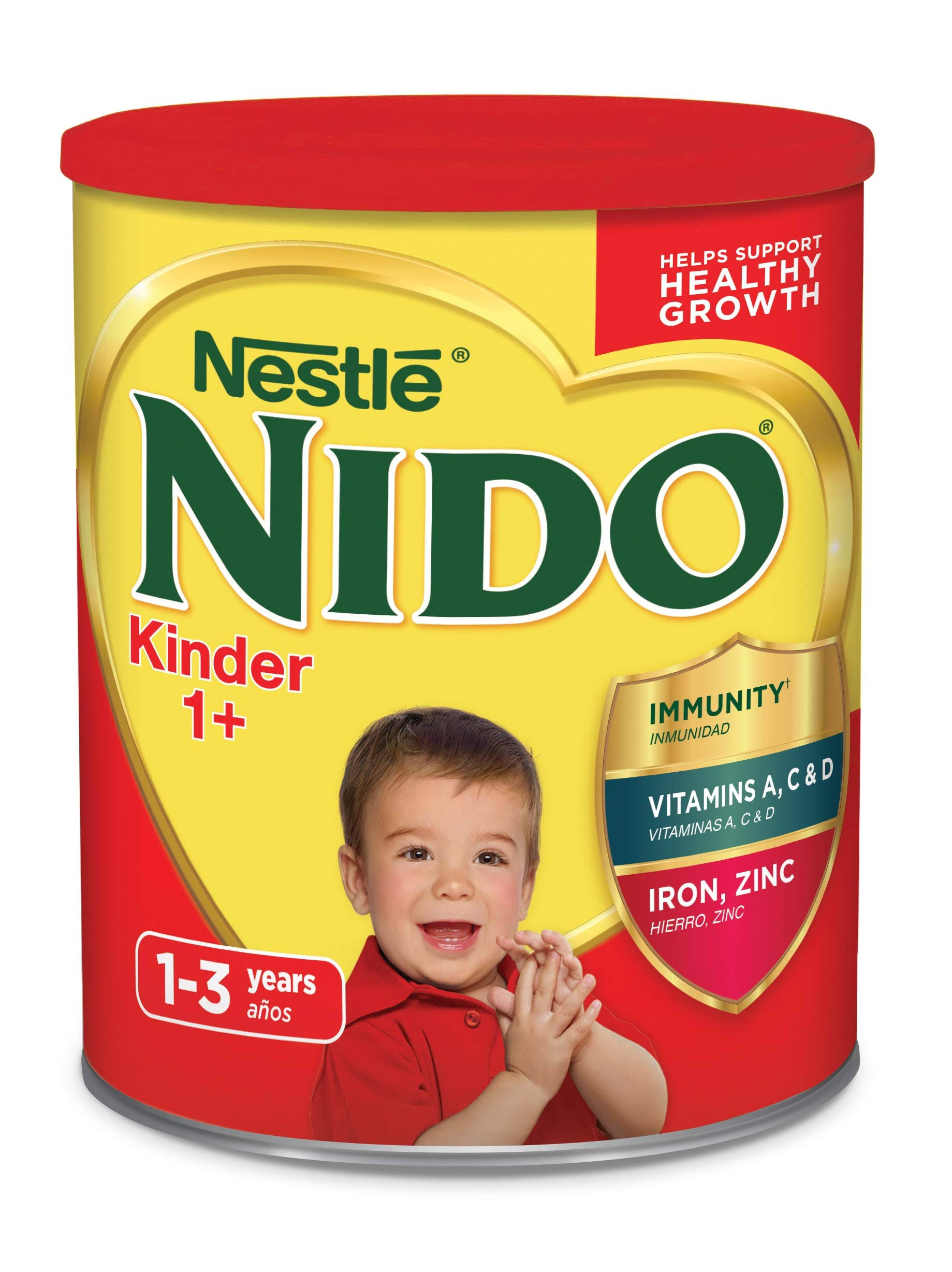 Nestle Nido Kinder 1+ Powdered Milk Beverage 3.52 lb. Canister (Pack of 3)