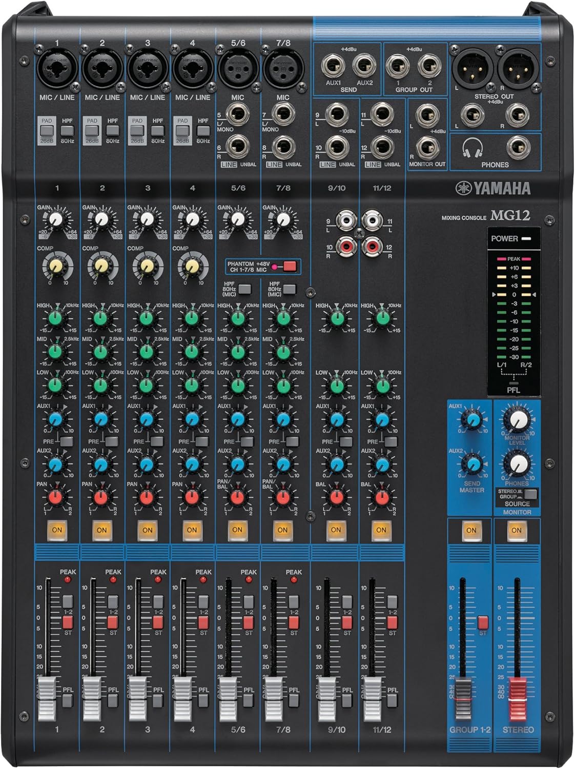 Yamaha MG16XU 16-Input 6-Bus Mixer with Effects