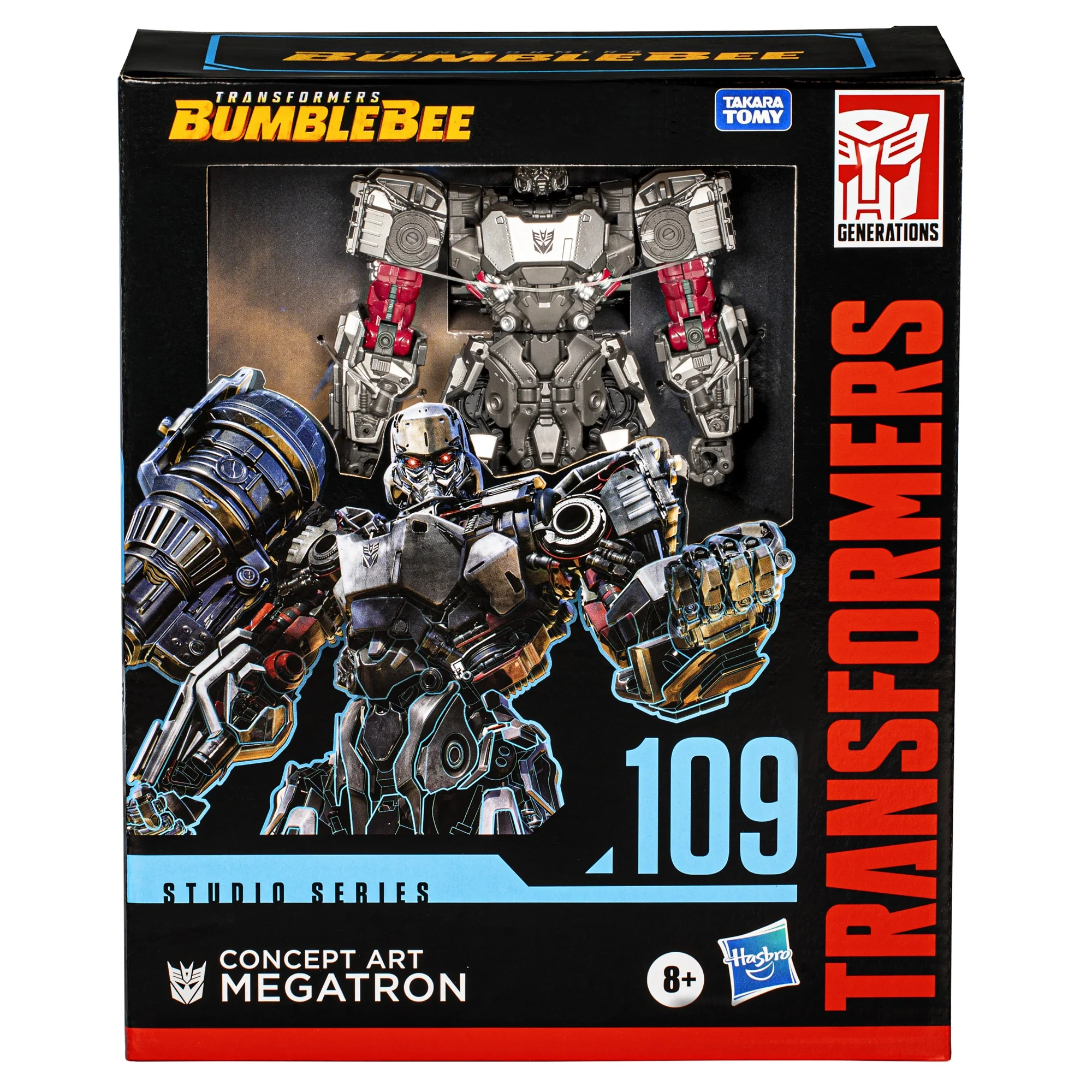 Transformers Studio Series Leader Transformers: Bumblebee 109 Concept Art Megatron 8.5&rdquo; Action Figure, 8+