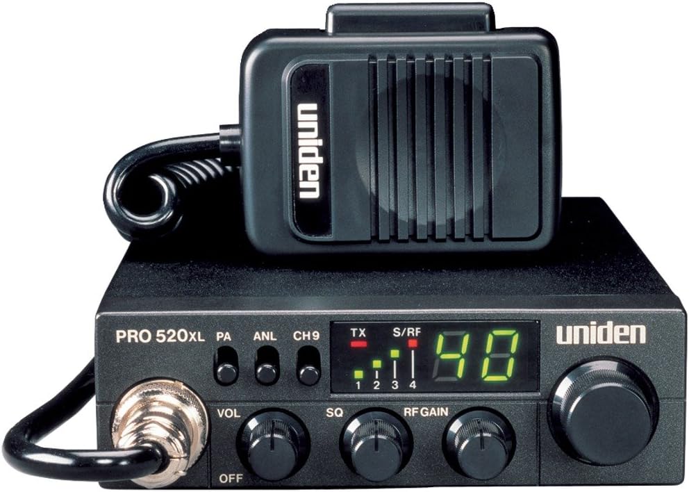 Uniden 40-Channel Compact Mobile CB Radio with PA