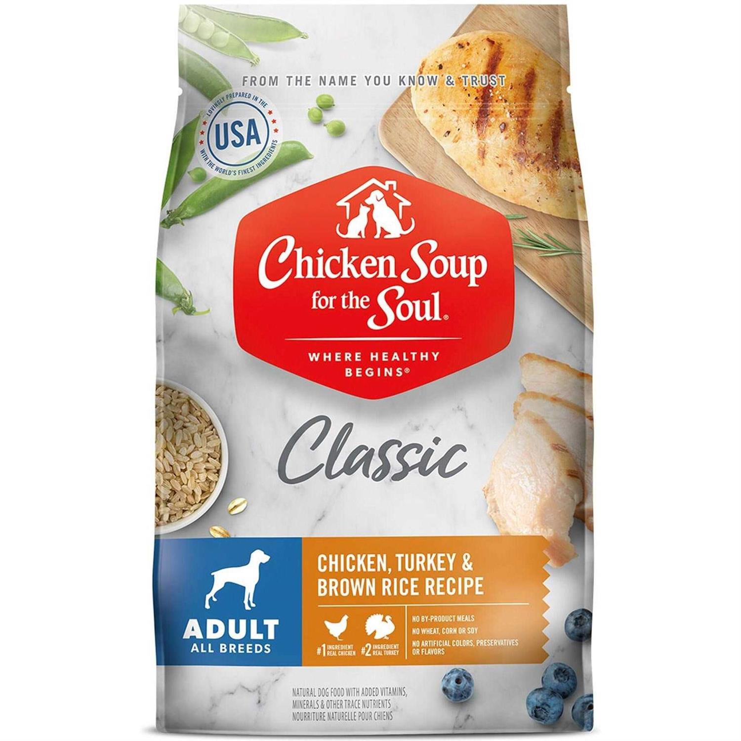 Chicken Soup for The Soul Chicken Turkey Brown Rice Dry Dog Food - Pet Supplies online store