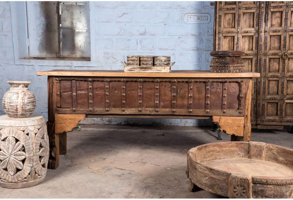 | Hand Carved Door Console Table | Hand Carved Table | Hand Carved Furniture | Living Room Furniture | Lifestyle Decor Furniture | Console Table | Table |