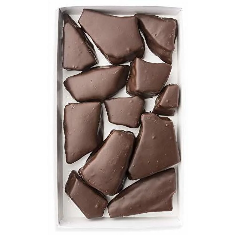 14 Oz Seafoam Honeycomb Dark Chocolate **Product Fragile Could Be Damaged During Shipping We Will Not Replace**