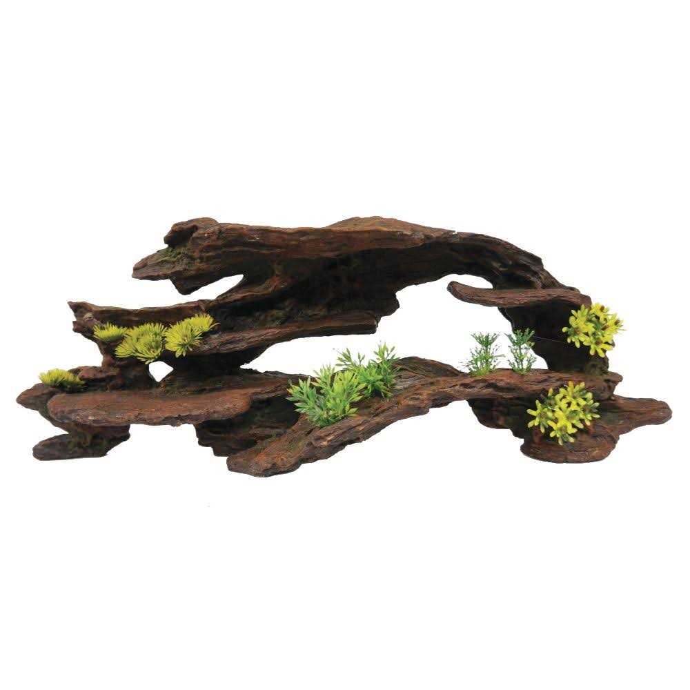 Top Fin Greenery Driftwood Aquarium Tank Ornament - Pet Supplies online store