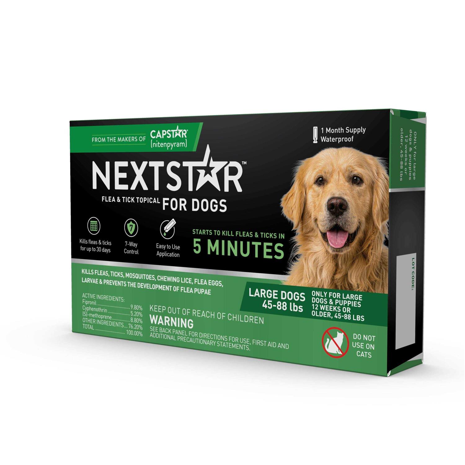 Nextstar Flea & Tick Topical Treatment for Large Dogs - Pet Supplies online store