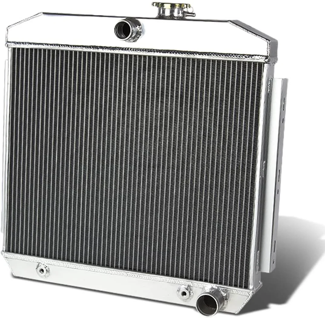 62mm 3Row Aluminum Radiator For 1955-1957 Chevy Bel Air Nomad V8 MT 1955 1956 1957