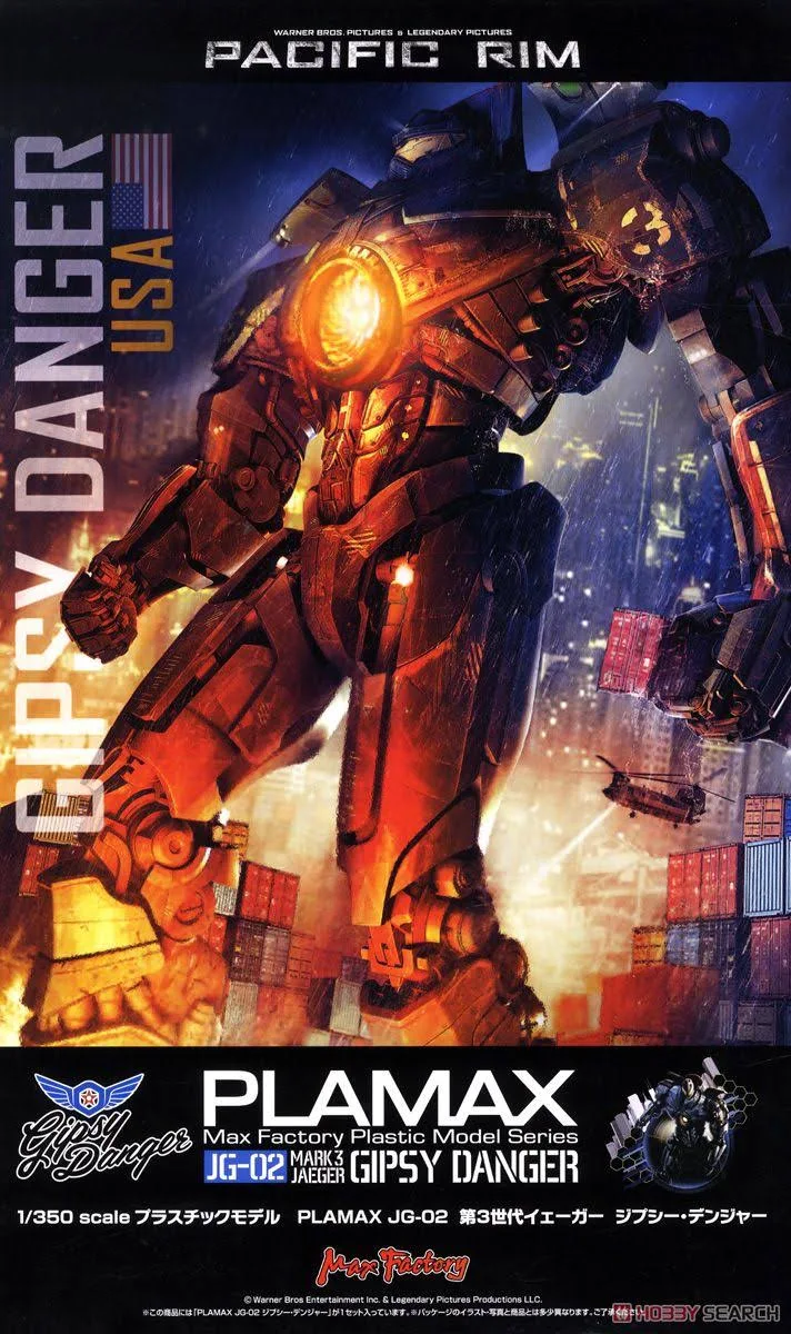 Max Factory PLAMAX 1/350 Scale JG-02 Pacific Rim Gipsy Danger Plastic Model Kit