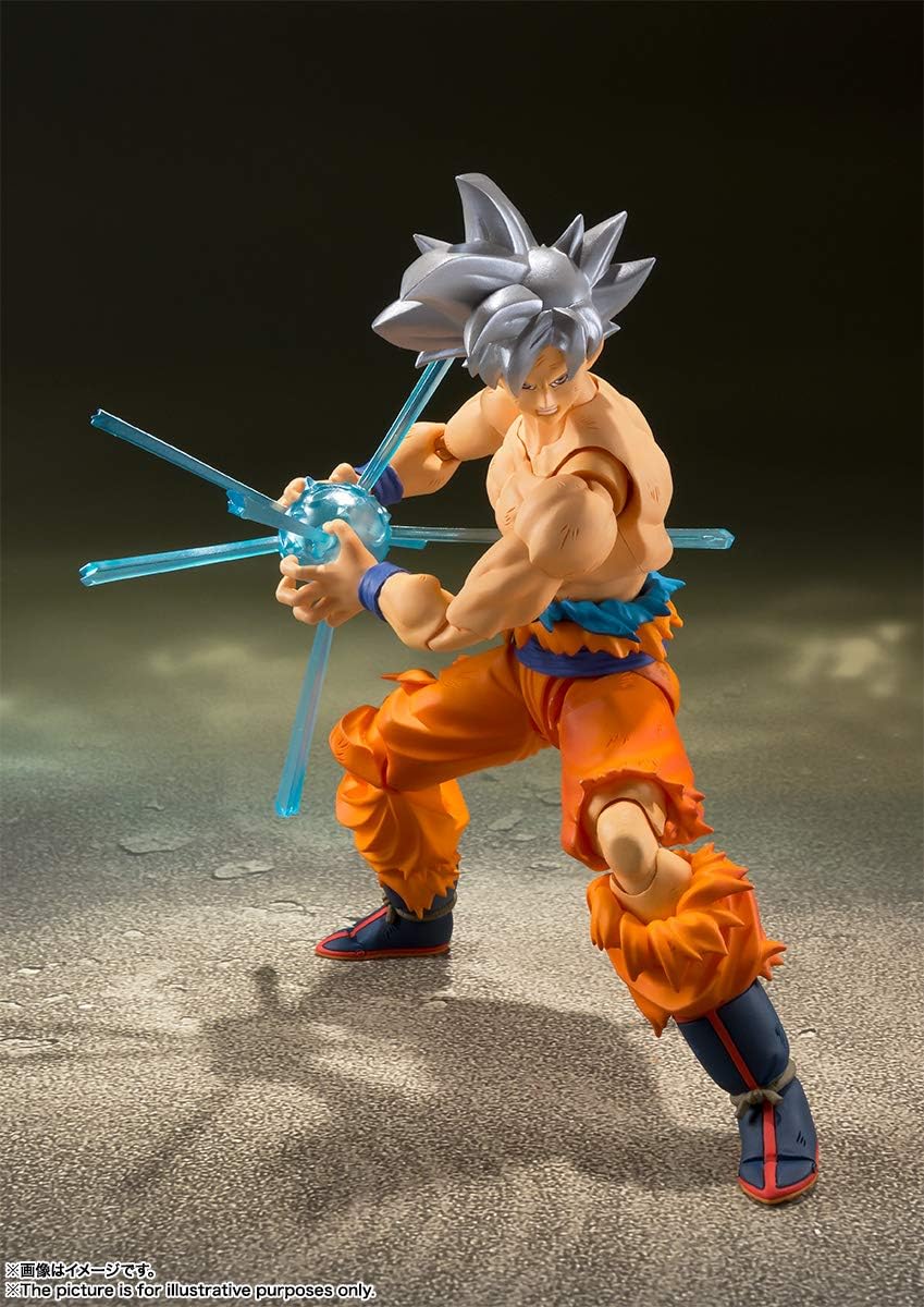 TAMASHII NATIONS - Dragon Ball Super - Son Goku -Ultra Instinct- (Reissue), Bandai Spirits S.H.Figuarts Action Figure