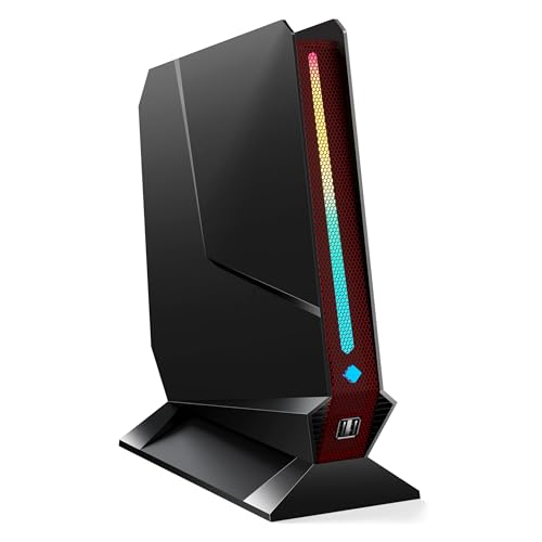 T1 Mini Gaming PC Core i9-12900H/RTX 3050Ti 8GB GDDR6, Mini Desktop Gaming Computer(14C/20T,Up to 5.4GHz)32GB DDR4,1TB PCIe 4.0 SSD/RGB Lights/WiFi 6E/BT 5.3/2x HDMI 2.0/USB-C/4K@60Hz/Win11 Pro