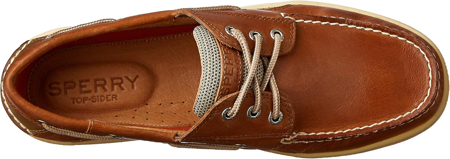 SPERRY Men's Billfish 3-Eye Boat Shoes Dark Tan