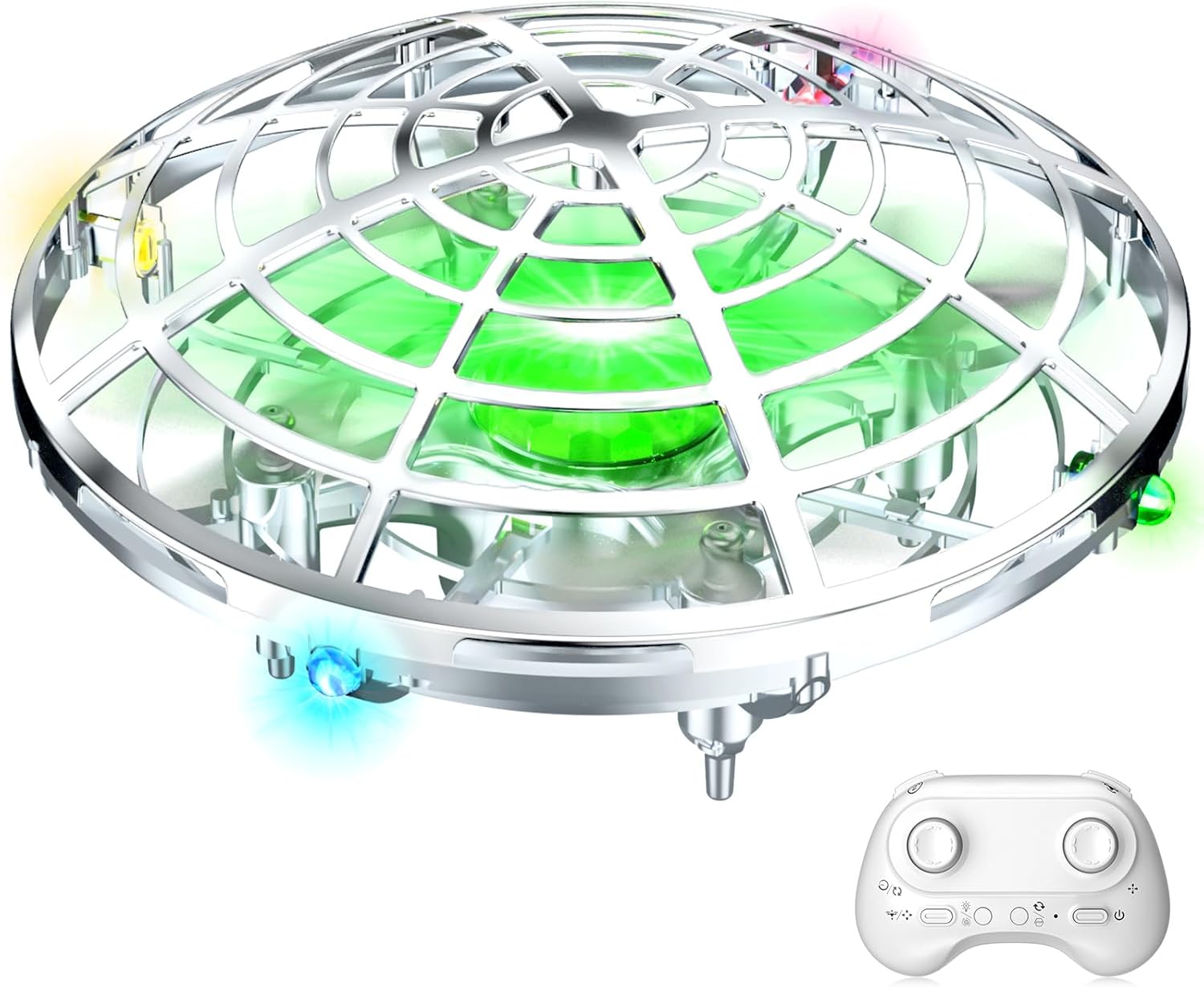 Mini Drone for Beginners with LED Light, RC Drone for Kids, Quadcopter Indoor with Speed Mode, Altitude Hold, 3D Flip, Auto Rotation, One Key Start/Land, Easy Drone Toy for Boys and Girls