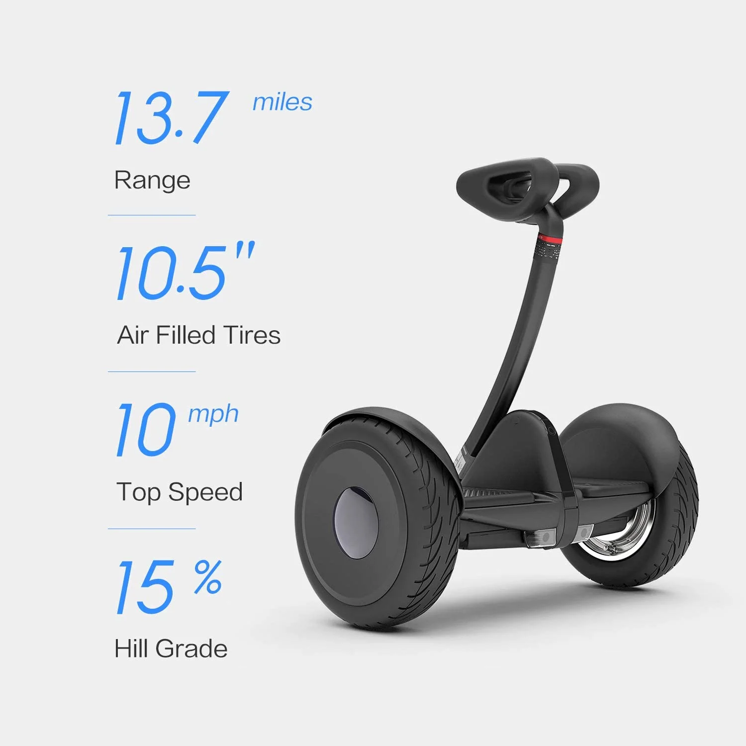 Segway Ninebot S Smart Self-Balancing Electric Scooter Black BOLT AXTION