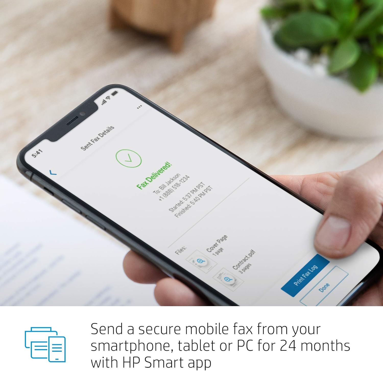 (Renewed) HP Envy Pro 6455 Wireless All-in-One Printer | Mobile Print, Scan & Copy | Auto Document Feeder (5SE45A)