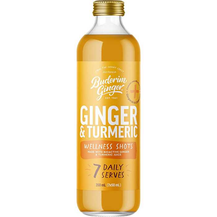 Buderim Ginger Ginger & Turmeric Wellness Shots 350ml