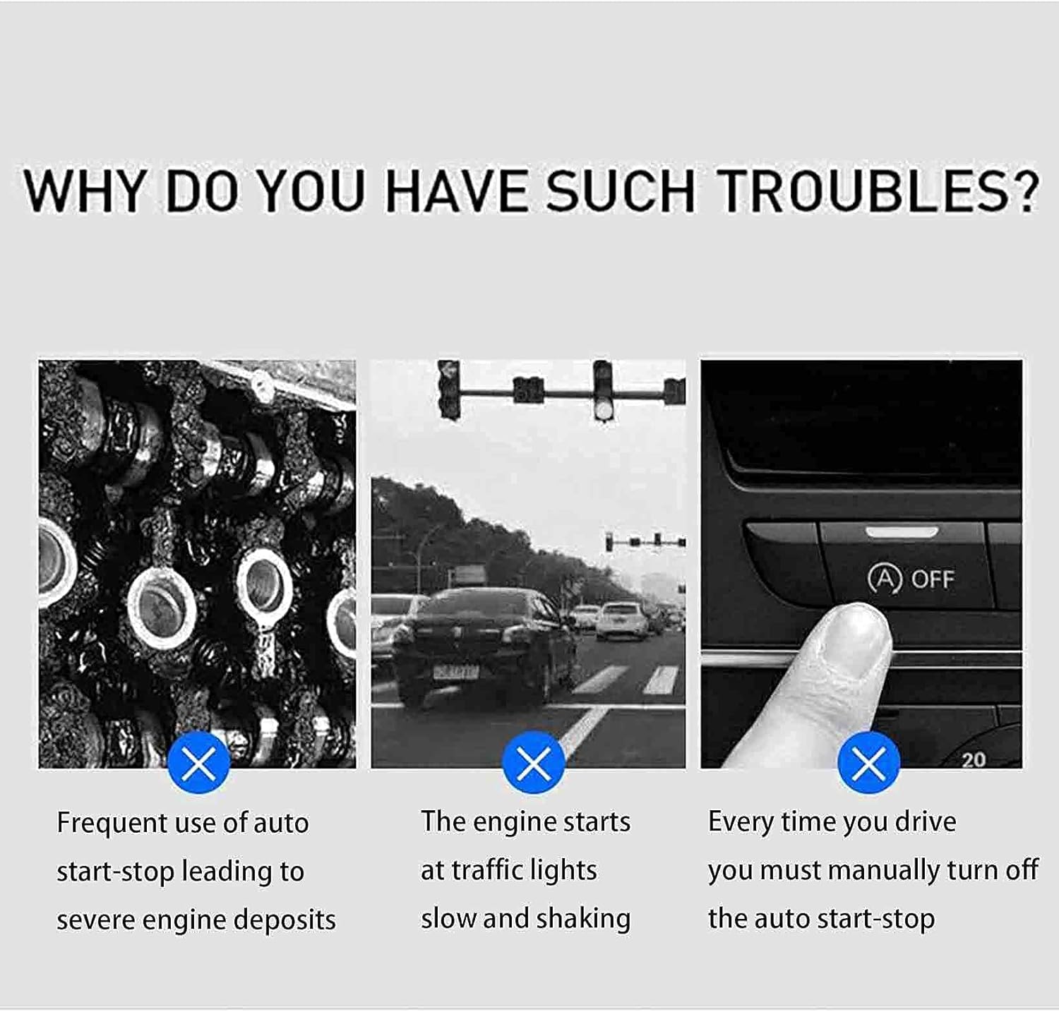 Auto Start Stop Eliminator/Delete/Disable for Chevrolet Equinox (2019-2021)/Malibu (2019-2021)/Cruze (2019-2021) and for Cadillac XT4 (2018-2021)/XT5 (2019-2021)/XT6 (2018-2021) Pack of 2
