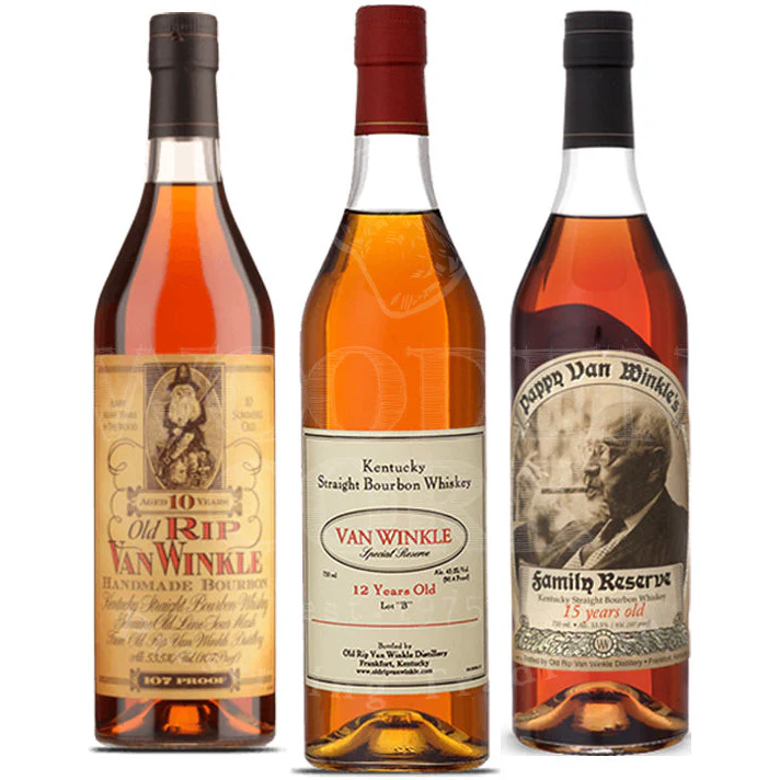 Pappy Van Winkle's 10 Year & 12 Year Lot B & 15 Year Bundle - Nestor Liquor