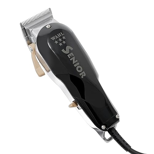 Wahl Professional 5 Star Series Senior Clipper #8545 - Great for Professional Stylists and Barbers - V9000 Electromagnetic Motor - Aluminum Housing
