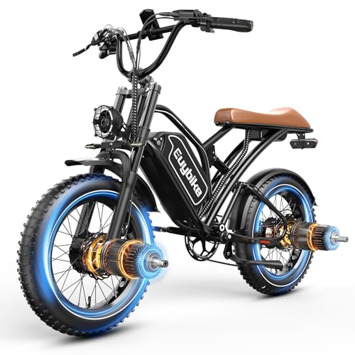 Electric Bike for Adults, 2000W/3000W Peak Single/Double Motor with 48V/52V 25AH/30AH Battery, 20