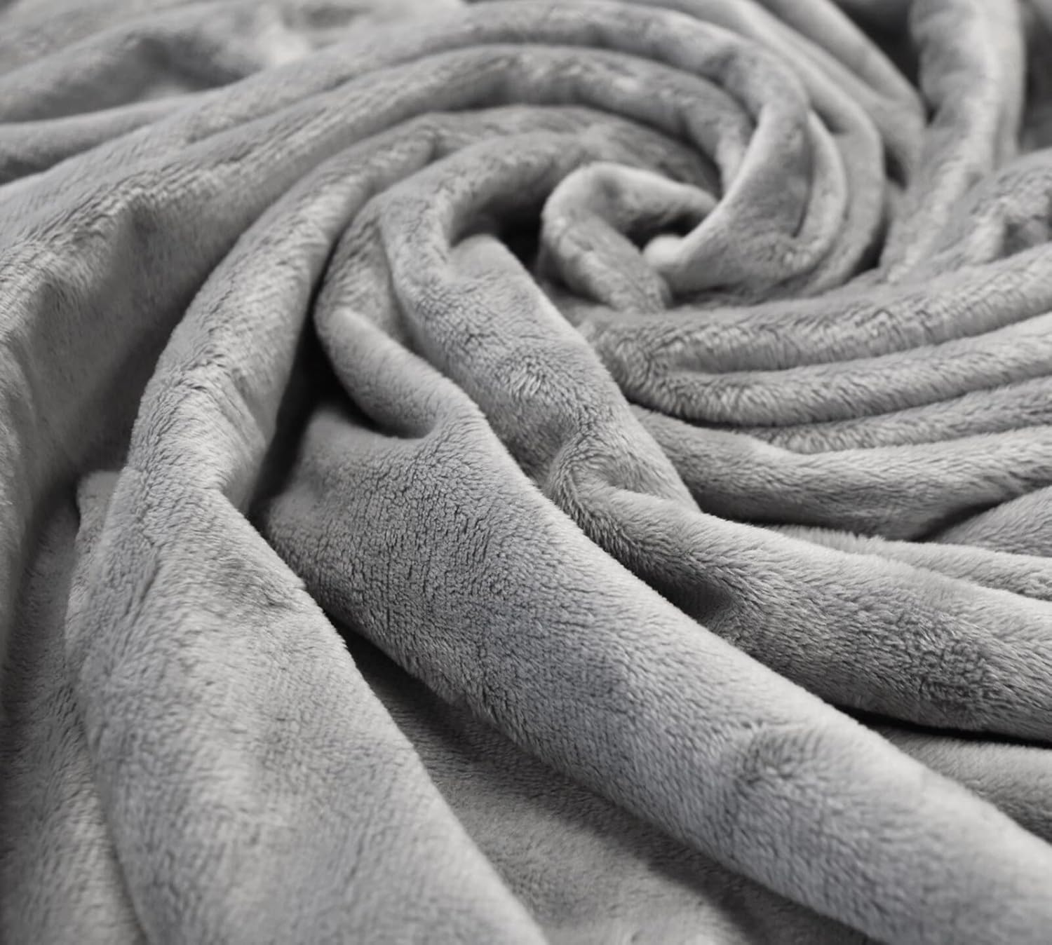 Perfect Fit SoftHeat - King Micro-Fleece Heated Blanket - Luxuriously Warm & Soft Electric Blanket, Patented Low-Voltage Technology (Grey, King)